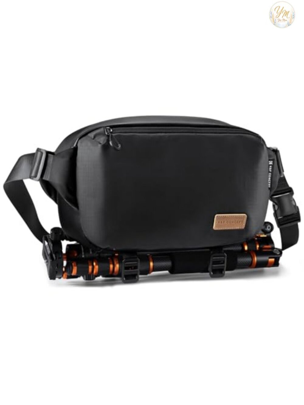 K&F CONCEPT Camera Sling Bag Crossbody Messenger for DSLR Mirrorless Tripod